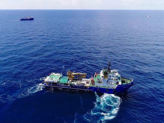 在津央企自研海底地震勘探綜合導航系統在南海海試成功