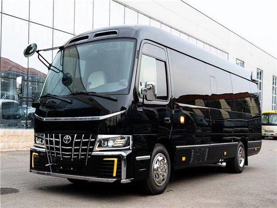 丰田考斯特7座黑色豪华版北京促销报价