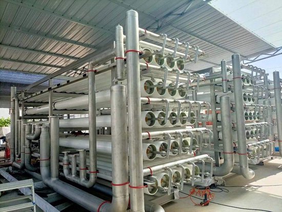 这是艾特美（天津）机械设备有限公司生产的水处理设备。新华社发