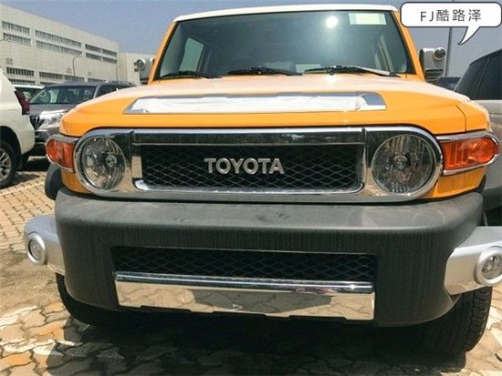 23款丰田FJ酷路泽柠檬黄限量版现车出售