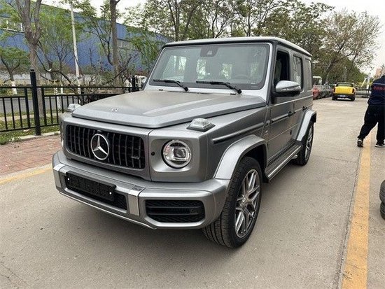 23款韩版G63限量哑光铂金灰外 游艇蓝内