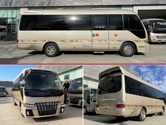 丰田考斯特中巴车4s店 新款7座现车售价