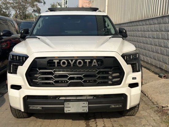 丰田红杉3.5T混动加版TRDPRO提车110万