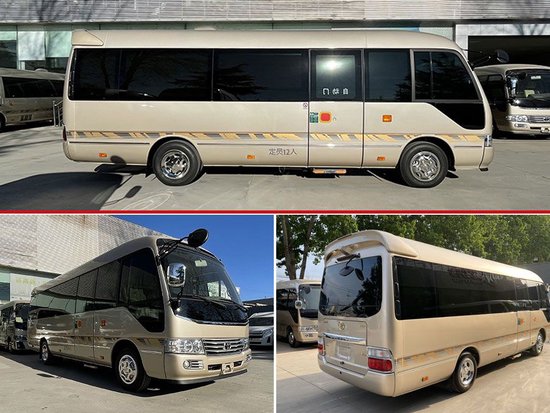 丰田考斯特4S店12座商务接待办公于一体