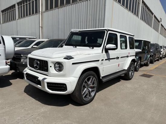 23款奔驰G63白色 平行进口天津现车价格