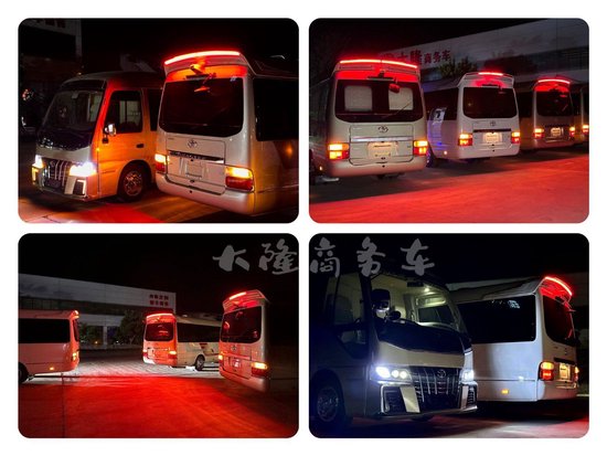 丰田考斯特黑武士定制12座现车报价配置