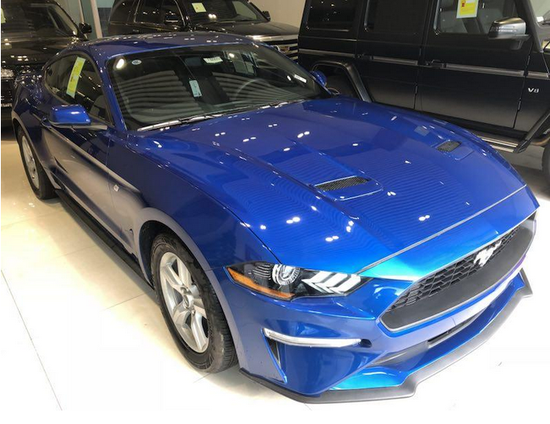 18款福特野马电光蓝因关税下调特价处理