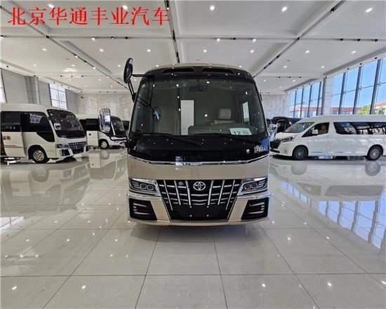 北京厂家丰田考斯特12座金色豪华版现货
