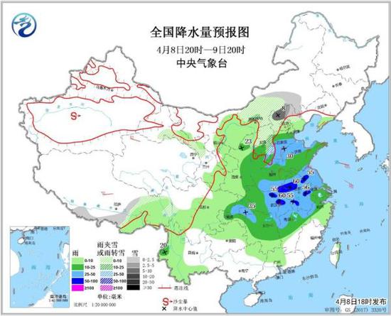 北方以稳定性降水为主 南方多地强对流明显