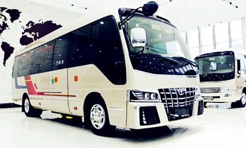 丰田考斯特12座报价企业接待出行布局配