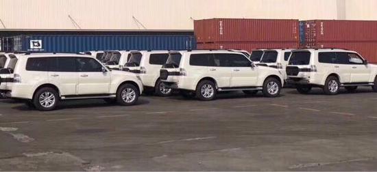 17款三菱帕杰罗山猫天津港现车最新报价