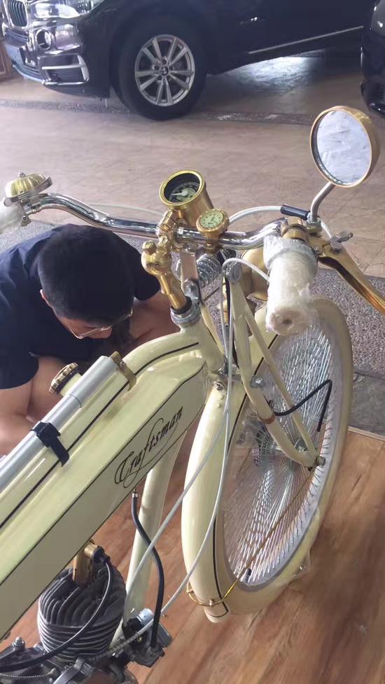 俄罗斯老爷车纪念版1924 喷气式自行车