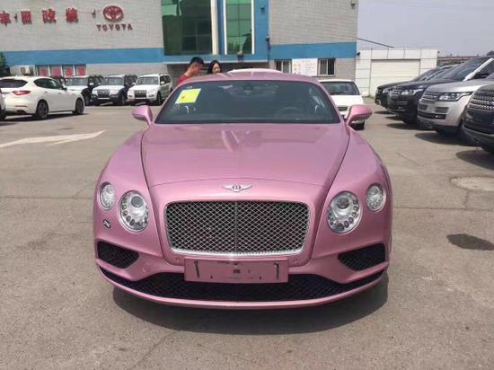 17款宾利欧陆GT现车 粉色清新系强势降价
