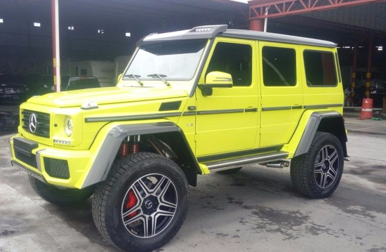 奔驰G500新行情 4.0t双涡轮增压发动机