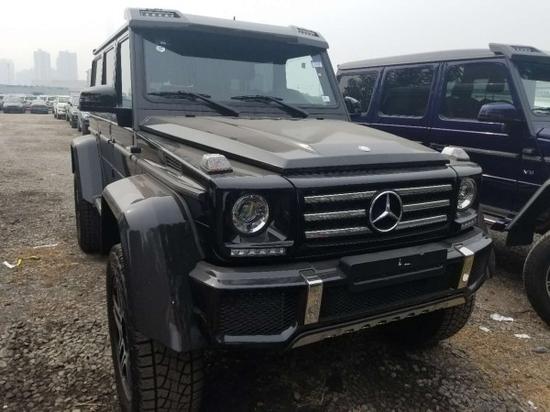 17款奔驰g500大g越野 4x4彰显越野本色