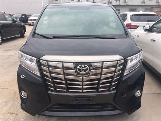 18新丰田埃尔法黑/白现车天津港价格进口