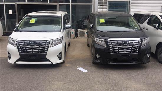 平行进口高大上的保姆车丰田埃尔法畅销