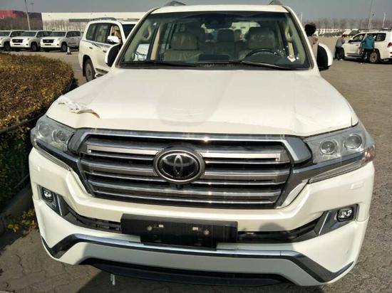 17款丰田酷路泽5700高配关单商检手续