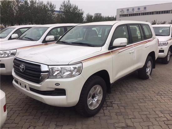 17款丰田酷路泽4000中东版现车到港促销