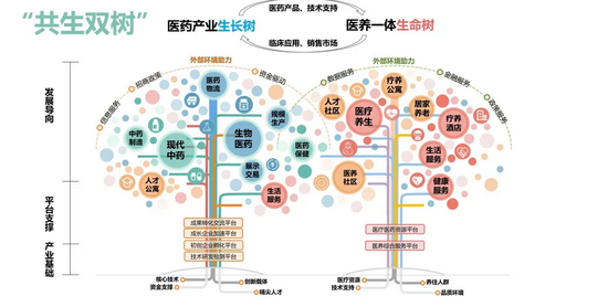 生长式医药医养产业共生系统