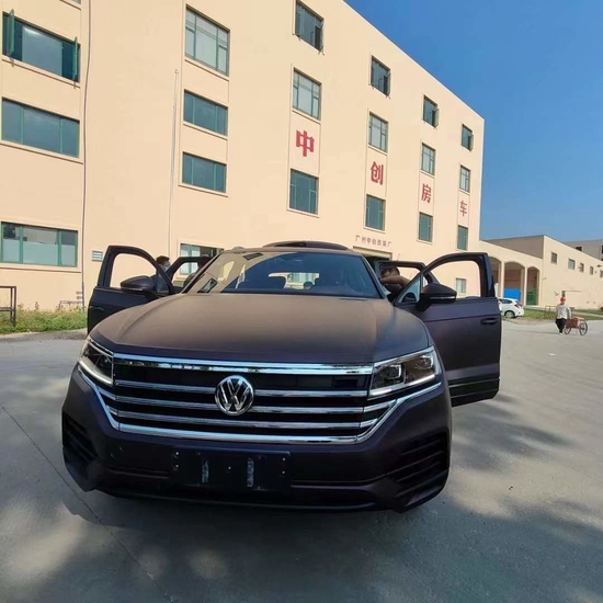 大众途锐改装座椅及内饰翻新实拍图