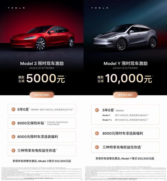 全新Model Y高性能版36.9万元起,中国上市!