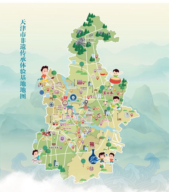 春节打卡好去处 天津市56家非遗体验基地地图上线
