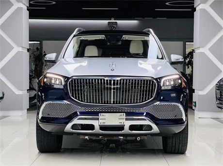 2021款奔驰迈巴赫GLS600蓝银现车368万