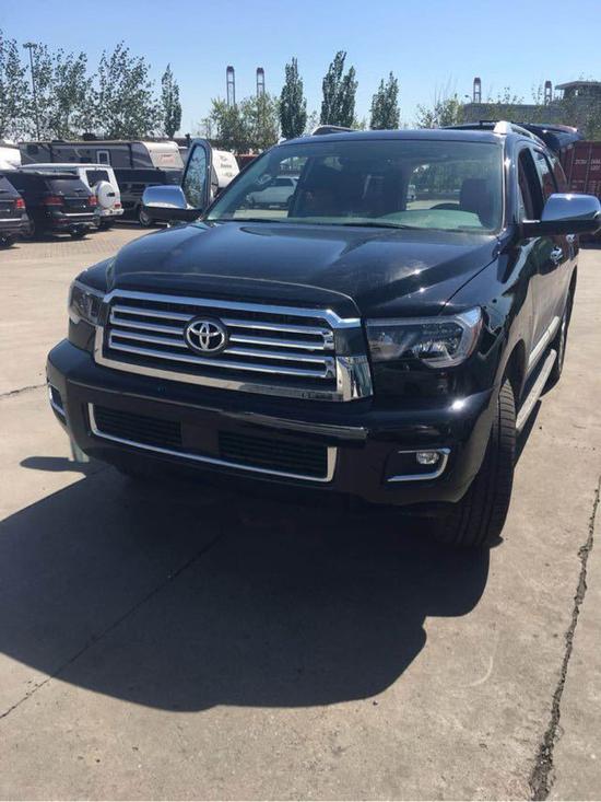 18款中东版丰田红杉港口特价返利降五万