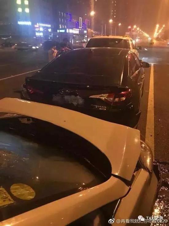 发生事故的现场。
