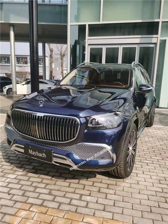 奔驰迈巴赫GLS480 SUV水蓝色现车价