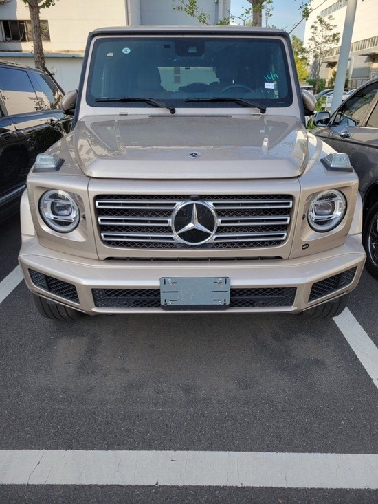 进口2022款奔驰G400d柴油版土豪金价格