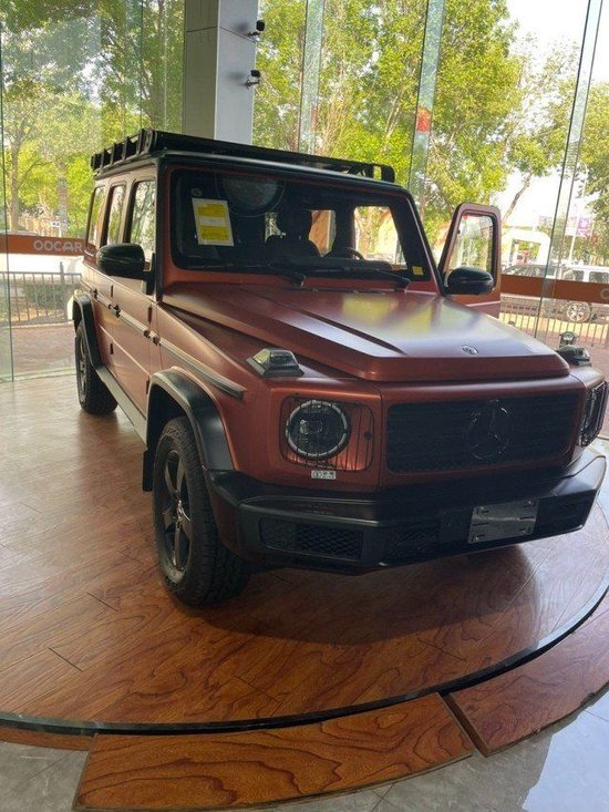 22款奔驰G400d柴油特惠 限量哑光橙色