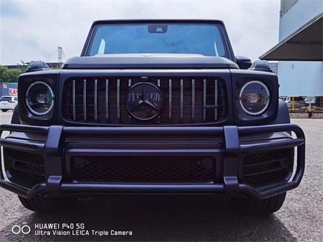 21款奔驰G63天津港美规现车磨砂黑326万