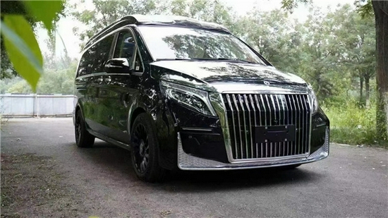 奔驰V260L改装-豪客V600现车多少钱？