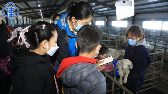 孩子们参与科普活动