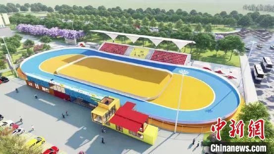 天津市宁河区双奥运动基地效果图。　天津市体育局供图