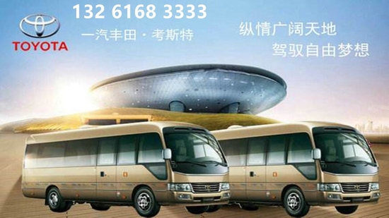 丰田考斯特12座价格 黑金刚顶配商务车