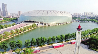 天津奥体中心体育场。