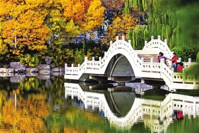 规划建设城市公园、郊野公园、口袋公园,优化城乡生产生活空间,为市民提供日常工作休闲场所。图为天津市河西区人民公园。