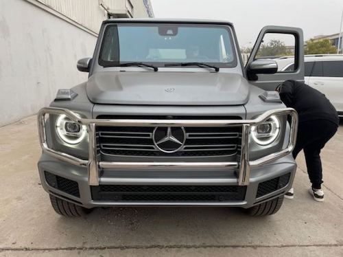 国六预售21款奔驰G550平行进口超低价格