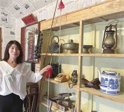 杨泗村展示的村中老物件
