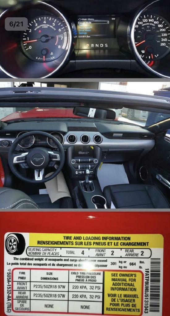 福特野马敞篷版2.3T 关注度十足的跑车