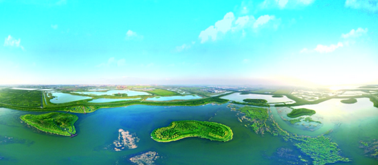 绿屏·八里湾，拍摄于2021年8月