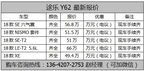 2018款日产尼桑途乐年末大促底价再狂销