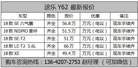 2018款日产途乐SE脱颖而出年末最新报价