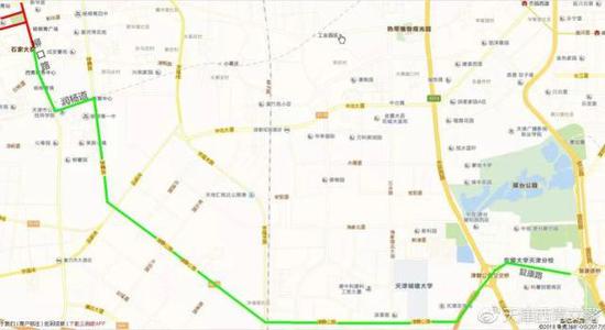 二、由市区前往杨柳青镇区可选择4条主线