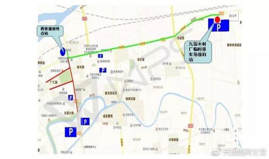 3、复康路-津静公路-柳霞路-润杨道-柳口路进入杨柳青镇区;