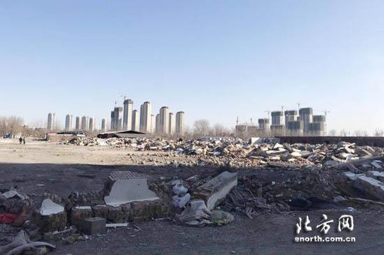 2月初,欣源钢材市场违章建筑群已全部拆除完毕
