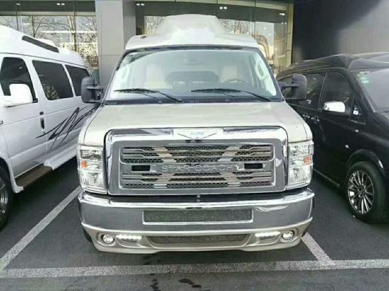 福特e350商务房车最新款土豪金经典颜色